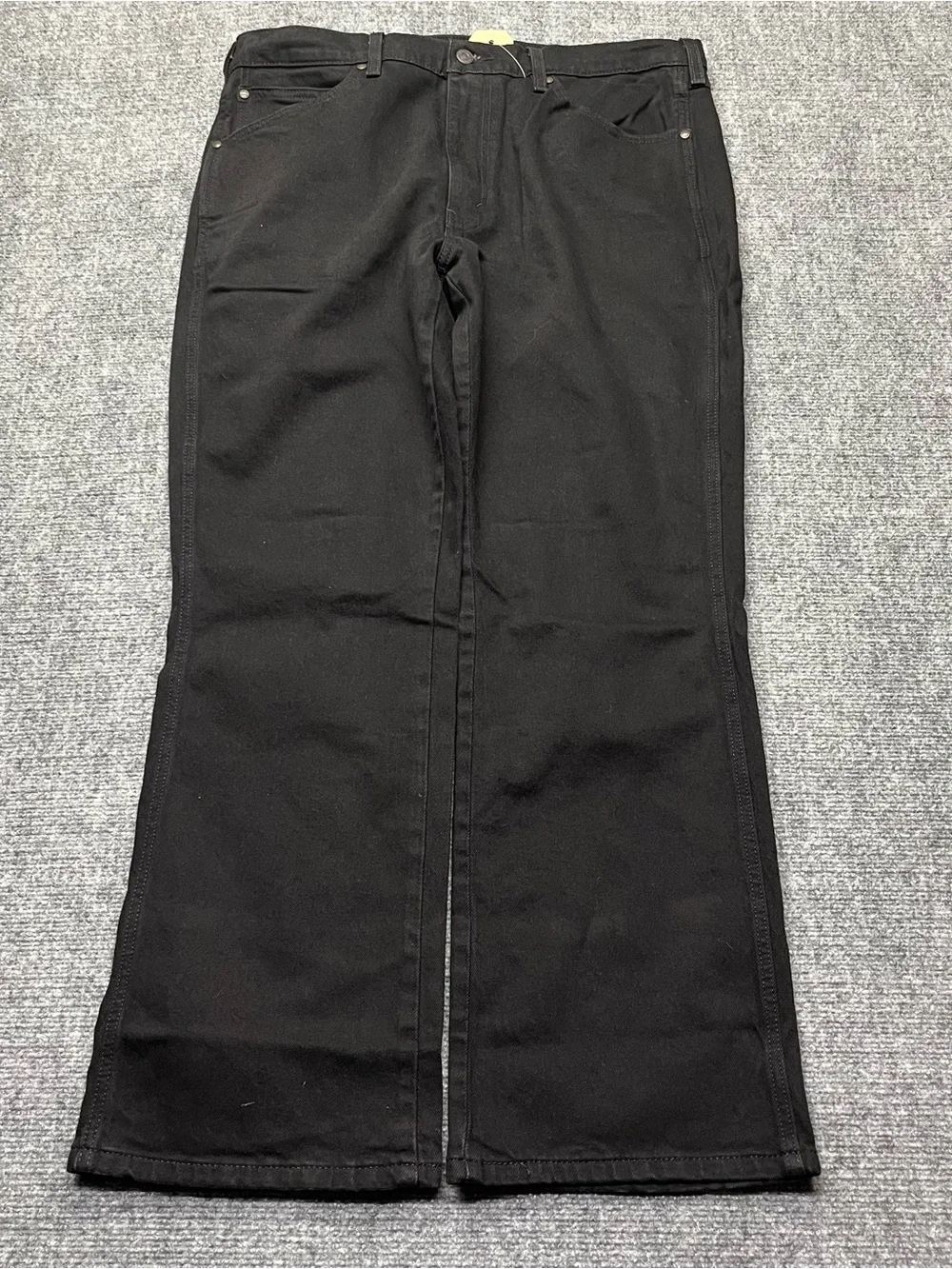 Levis Jeans Mens 36x30 Black 537 Western Bootcut Stretch Denim Cowboy NEW